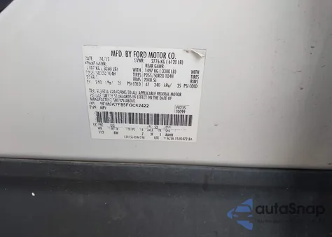 2015 Ford Explorer Limited from USA, damaged, VIN 1FM5K7F85FGC62422